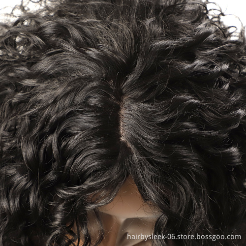 Rebecca fashion style fine Kinky Curly Wig heat resistant bob loose curl synthetic hair wigs short curly wave daily for women